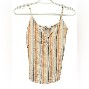 Striped Multicolor Camisole Top XS